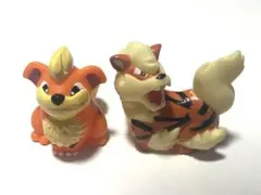 【進化セット】ポケモンキッズ 指人形 ガーディ ウインディ 2点セット　ポケモン