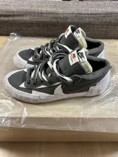 Sacai × Nike Blazer Low Iron Grey