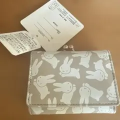 ミッフィー 三つ折り財布 ベージュ