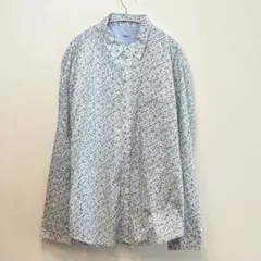 DoCLASSE ライトコットンシアサッカーシャツ 長袖　花柄 XXXLのサムネイル