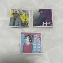 名探偵コナン 服部平次 遠山和葉 ステッカー 3枚セット