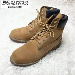 【美品】 ティンバーランド 6インチ プレミアムブーツ 26.0cm 10061