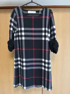 tocco closet チェック柄ワンピース