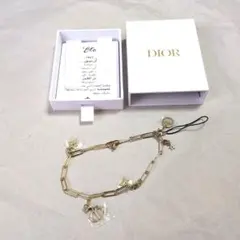 DIOR ゴールド フォーンチャーム　スター CDロゴ