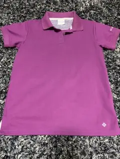 Columbia パープル ポロシャツ S