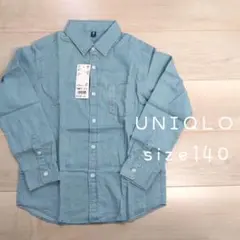 ☆新品未使用☆UNIQLO KIDS デニムシャツ（140）