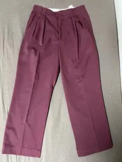 Vtg USA製 Smokey Joe's スラックス 3タック バーガンディ - メルカリ