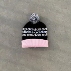 y2k 00s adidas ボンボンニット帽 ビーニー archive 総柄