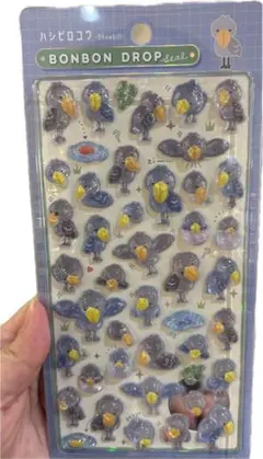 ボンボンドロップシール　ハシビロコウ
