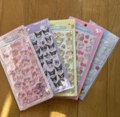 ボンボンドロップ風シール サンリオ 5枚セット
