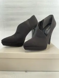 ブラック 高ヒールブーツ　エスペランサ