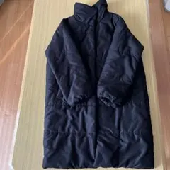 earth黒の中綿コート