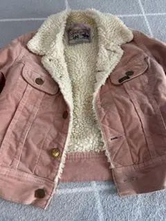 Lee コーデュロイ ボアジャケット ピンク