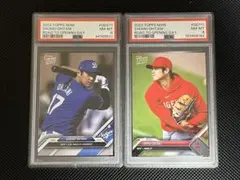 世界限定49シリアル PSA10 大谷翔平 2021二刀流カード ブルーパラレル 