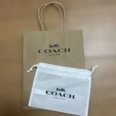 COACH ショップ袋と収納袋 セット