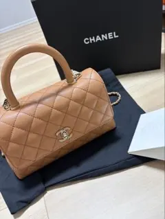 貴重なお品 CHANEL ココハンドル 新色マロン - メルカリ