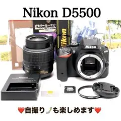 Nikon D5500 高倍率ズームレンズ スマホ転送 動画OK バック付 - メルカリ