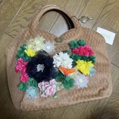 アナスイ ANNA SUI ディア ハンドバッグ 復刻モデル サガラ刺繍 - メルカリ