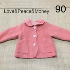 Love&Peace&Money コート　90