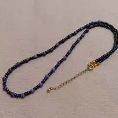 ハンドメイド ビーズネックレス