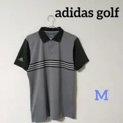 adidasgolf　アディダスゴルフ　メンズ　ゴルフウェア　半袖　グレー　M