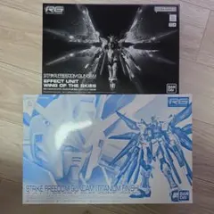 おまとめ割引】1/144 RG ストライクフリーダムガンダム チタニウム➕翼