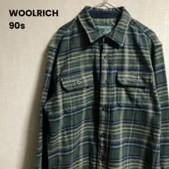 90s WOOLRICH ウールリッチ ヘビーネルシャツ ジャケット