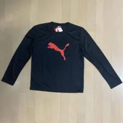新品　スポーツPUMA 長袖シャツ ブラック レッドロゴ M