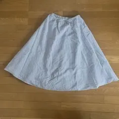 ストライプ フレアロングスカートのサムネイル