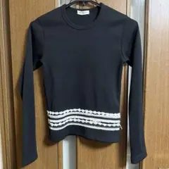 Comme des Garçons グレー Vネックセーター S 値下げ可能 - メルカリ