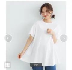 タグあり　coca　コカ　シルキータッチ　Aライン 半袖Tシャツのサムネイル