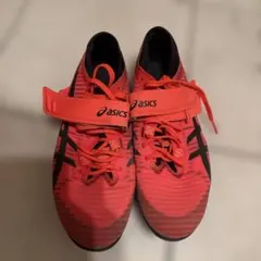 asics スパイクシューズ レッド