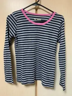 長袖ボーダーTシャツ　179/wg