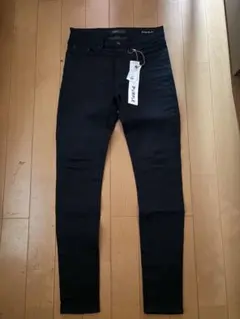 早い者勝ち‼️PURPLE BRANDスリムフィット 黒デニム タグ付き 正規品