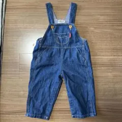 値下げ　HOT BISCUITS デニムオーバーオール 90