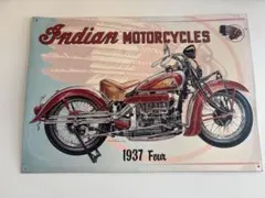 インディアンモーターサイクル 1937 壁掛け
