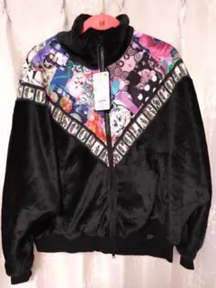 新品　Scalar　猫と花のジャケット　ブルゾン　スカラー