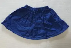 BREEZE ブリーズ スカート ベビー キッズ 80cm 青 デニム生地風