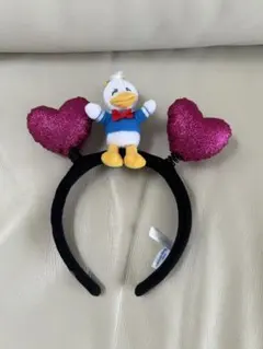 ドナルドダック ハートカチューシャ