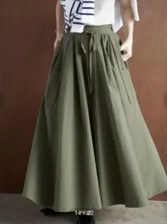 CLANE クラネ　2WAY MILITARY VOLUME SKIRT