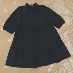 ローズティアラ★紺色ワンピース