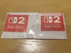 【未開封】Nintendo Switch ロゴステッカー ２枚セット　非売品
