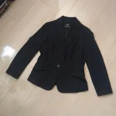 【値下げ】CLEAR IMPRESSIONブラックテーラードジャケット サイズ2