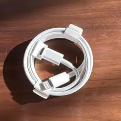 Apple Lightningケーブル ホワイト　純正