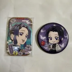鬼滅の刃【竈門炭治郎・胡蝶しのぶ】ufotable cafe 缶バッジ - メルカリ