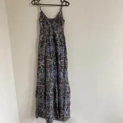 多色キャミソールロングワンピース S oh-24