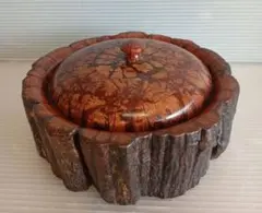 お菓子入れ 菓子器 菓子鉢 菊花木 銘木 寄せ木 花台 盆栽 置物