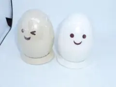 E★未使用品★フェリシモ　うふふたまごソルト＆ペッパーミルのサムネイル