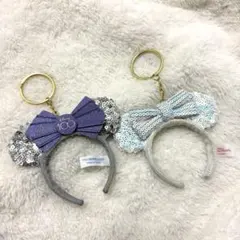 ディズニー100周年 カチューシャキーホルダー　セット売り