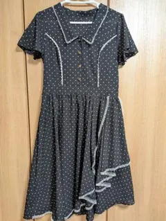 axes femme ドットフリルワンピースのサムネイル
